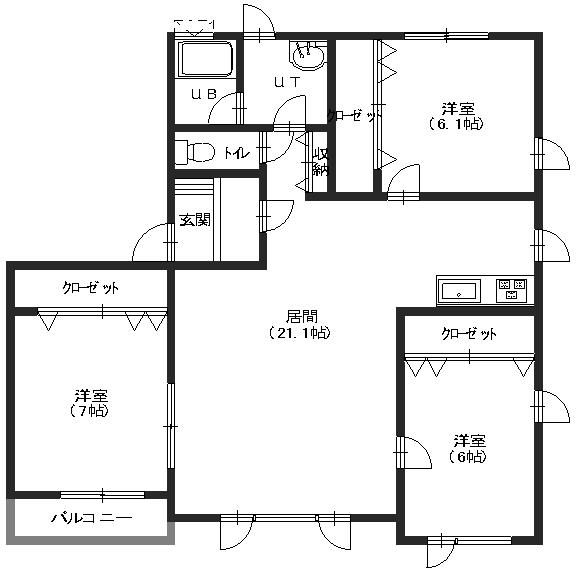 ガレイジオの物件間取画像