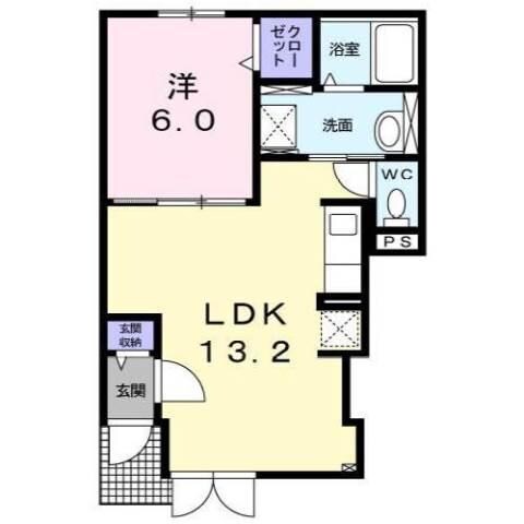 クレアドルーンの物件間取画像