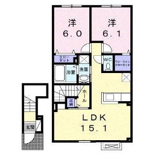リシェルⅤの物件間取画像