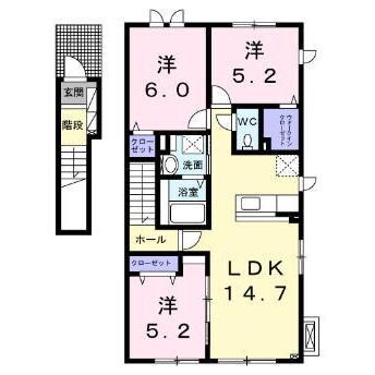 Ys　ViewⅡの物件間取画像