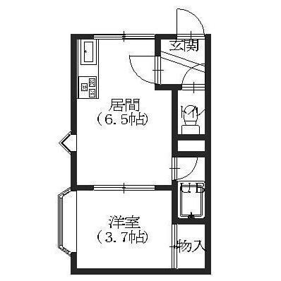 Ａフラットの物件間取画像