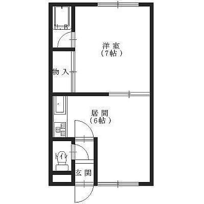 光和ハイツの物件間取画像