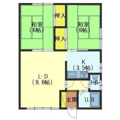 コーポラスV1の物件間取画像