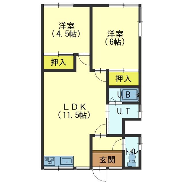 伊藤荘の物件間取画像