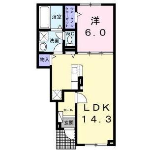 ヴィラ　グリーンの物件間取画像