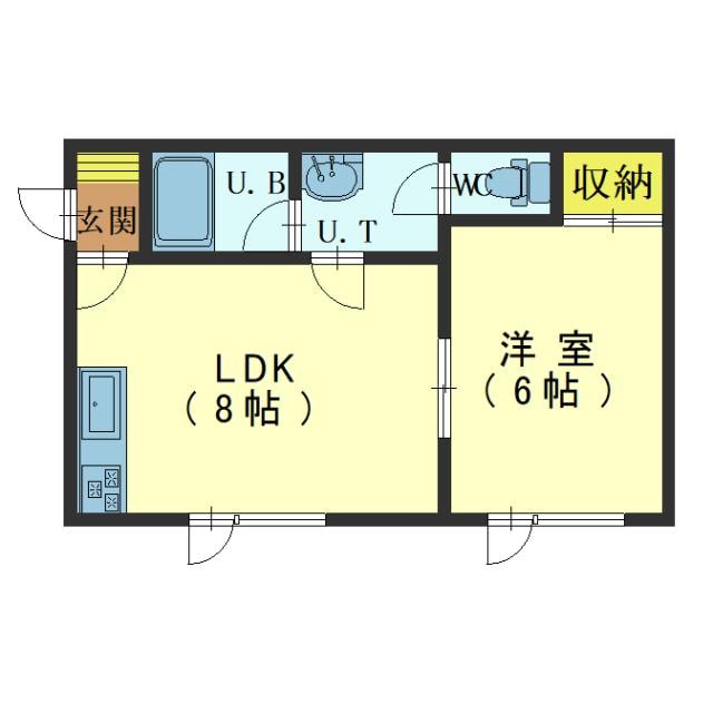 コンフレール富岡の物件間取画像