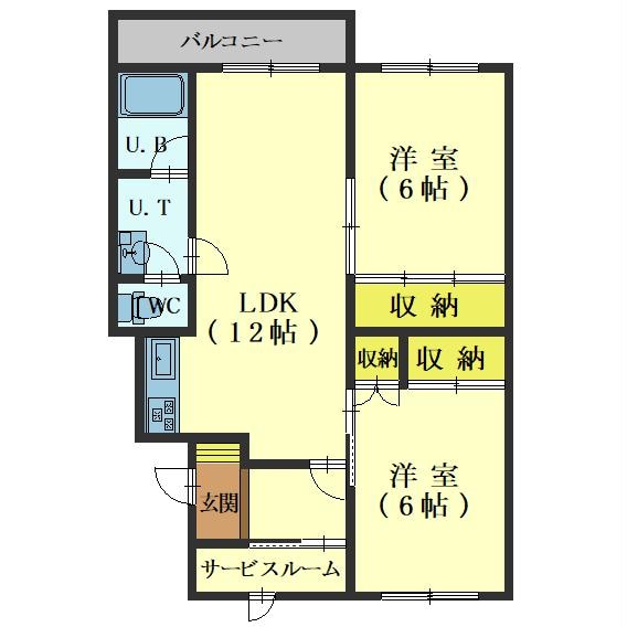 マイライフ日吉Aの物件間取画像