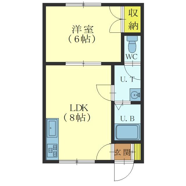 エリザベス鍛治の物件間取画像