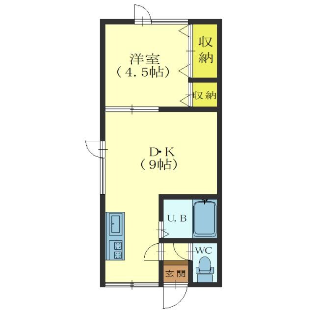 パルティールⅥの物件間取画像