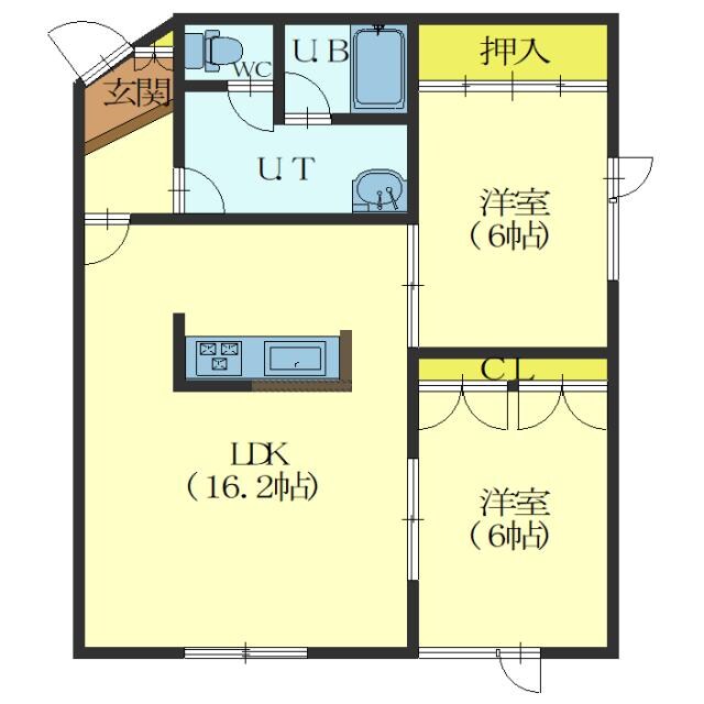 アル東浜の物件間取画像
