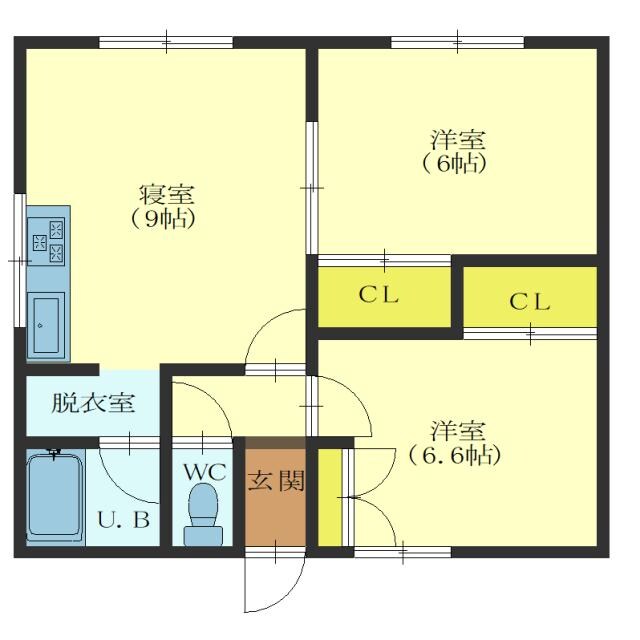 純パレスの物件間取画像