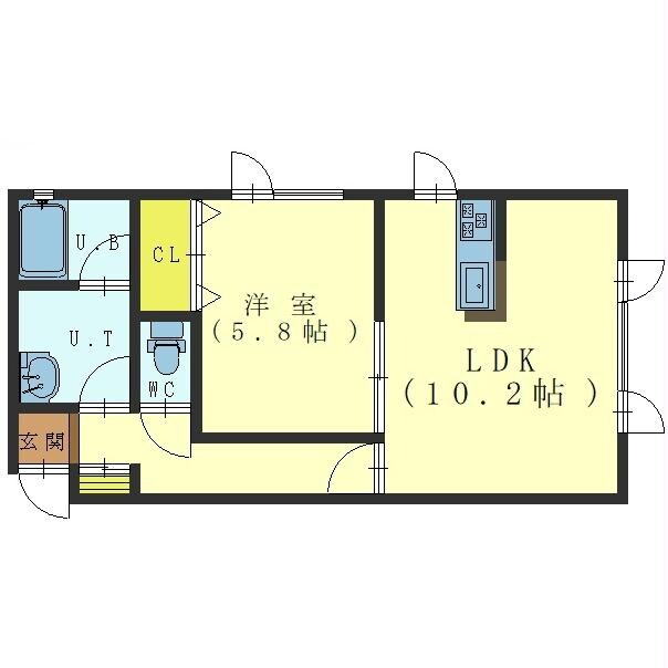 レザングレーヌⅡの物件間取画像
