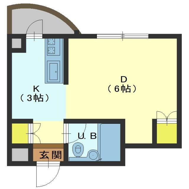 マンションPASSOの物件間取画像