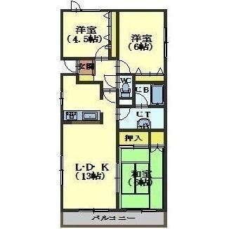 スワームヒルの物件間取画像