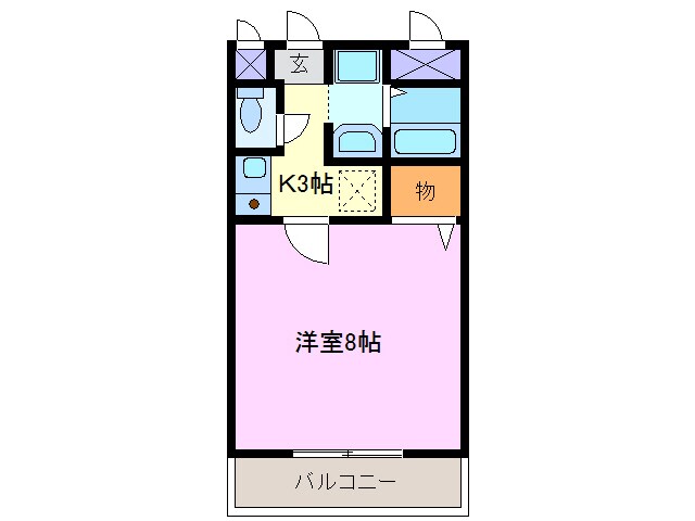 アムールセゾンの物件間取画像