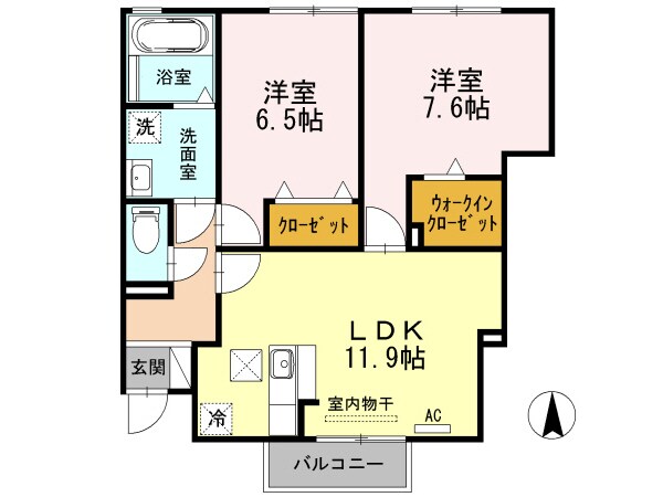 中村公園駅 バス10分  東条下車：停歩3分 1階の物件間取画像