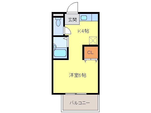 須ケ口駅 徒歩10分 1階の物件間取画像