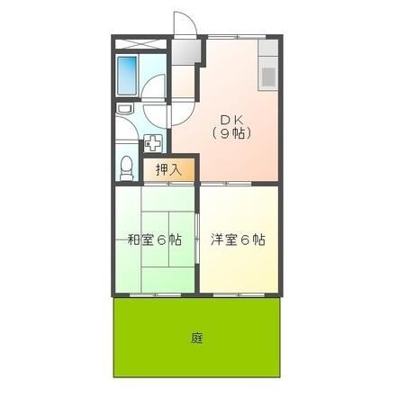 津島駅 バス11分  神守ノリタケ前下車：停歩6分 1階の物件間取画像