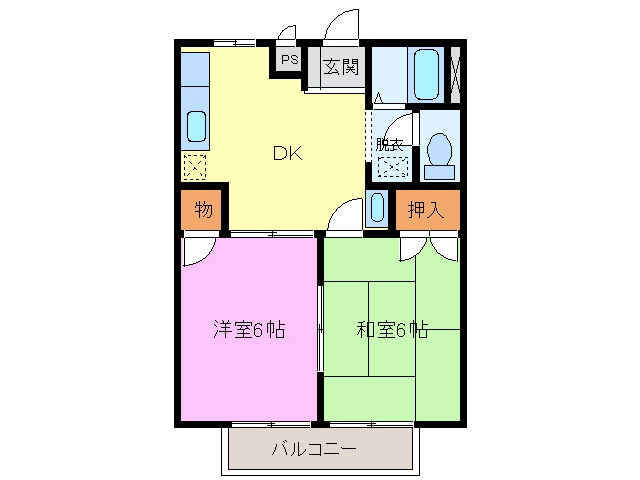 ユーハウスの物件間取画像