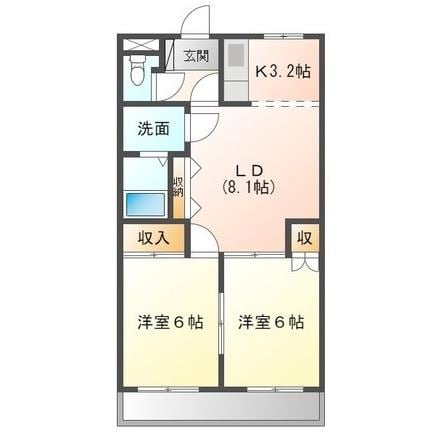 甚目寺駅 徒歩22分 2階の物件間取画像