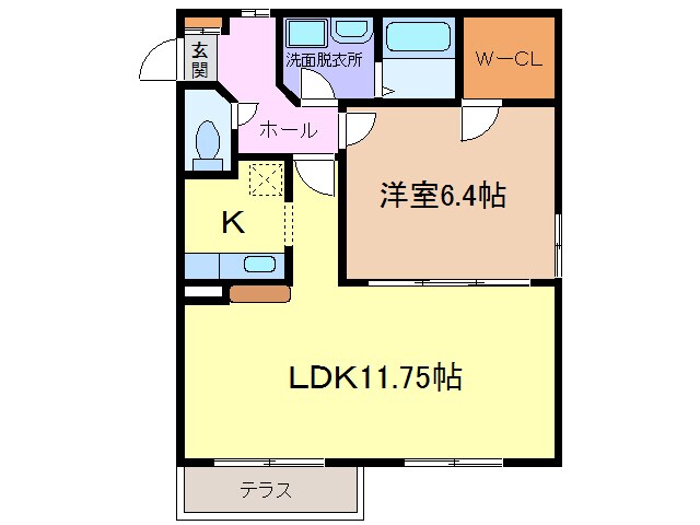 ネムノキの物件間取画像