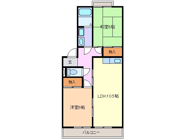 津島駅 徒歩10分 2階の物件間取画像