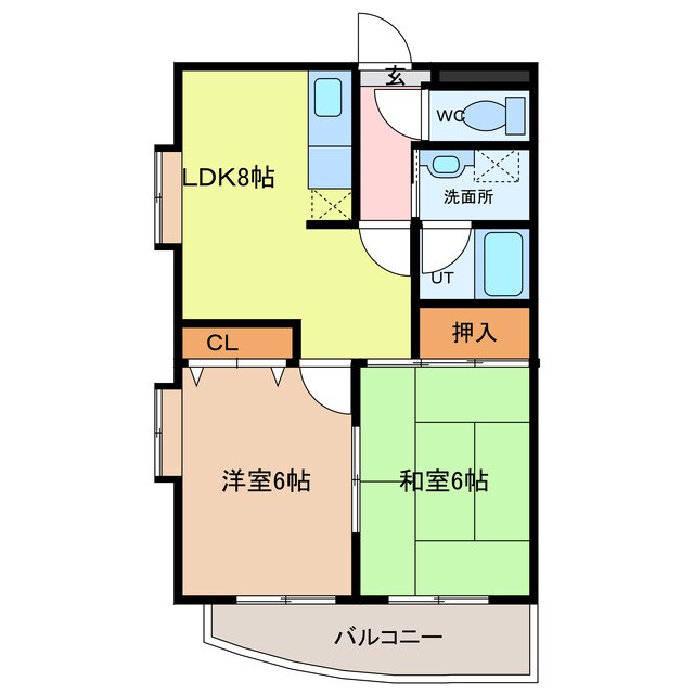 アルカディア弥富の物件間取画像