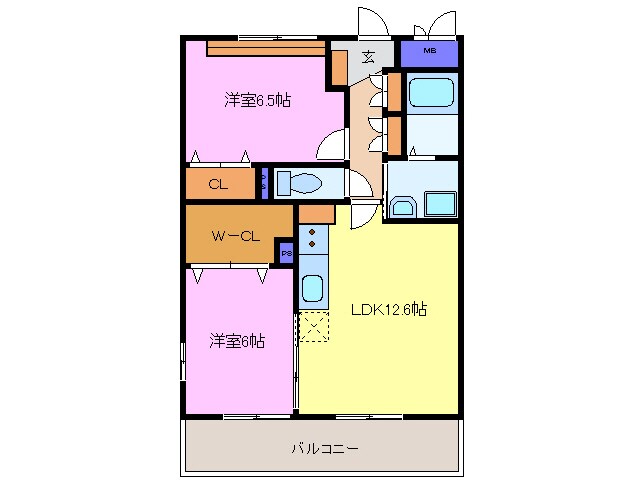 プルミエマルシェの物件間取画像