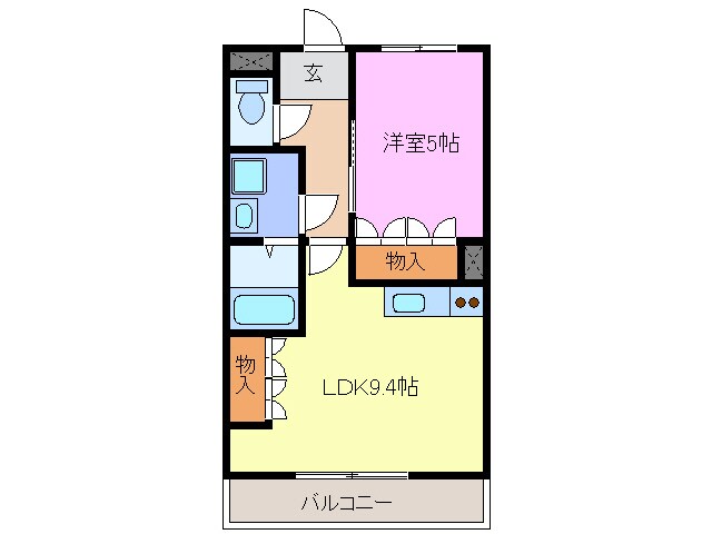 ヴレ　スュールの物件間取画像