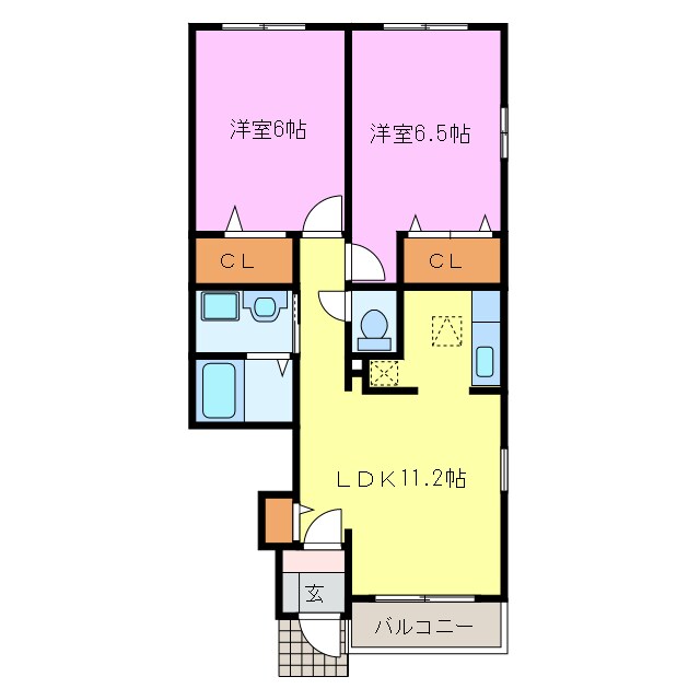 甚目寺駅 徒歩17分 1階の物件間取画像