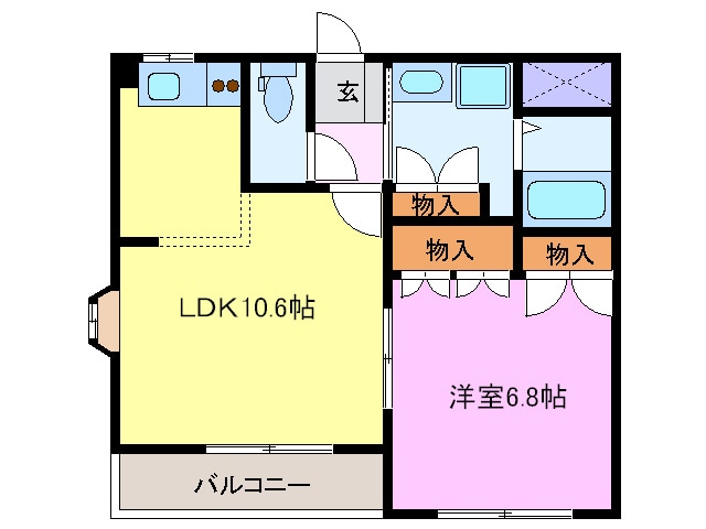 甚目寺駅 徒歩25分 2階の物件間取画像