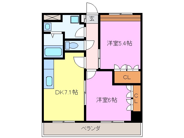 Ｎｏｒｔｈｒｉｖｅｒの物件間取画像