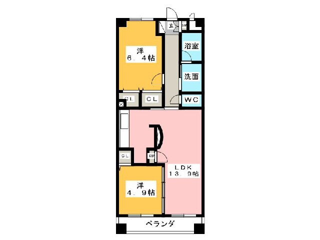 日比野駅 徒歩9分 7階の物件間取画像