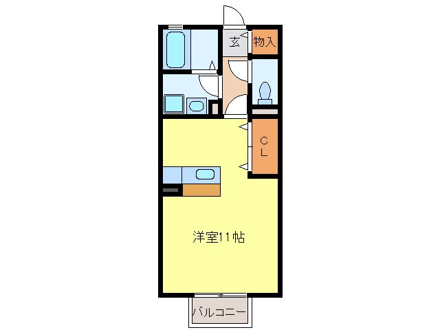 中村公園駅 バス15分  東条下車：停歩8分 1階の物件間取画像