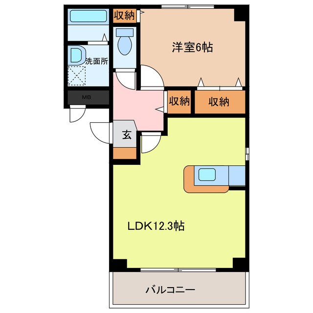 ミルデス　リヒトの物件間取画像