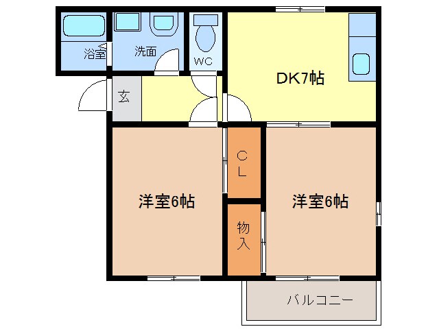 アーバニア佐古木の物件間取画像