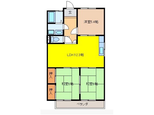 リバーサイド加賀の物件間取画像