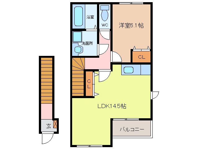 丸ノ内駅 徒歩14分 2階の物件間取画像