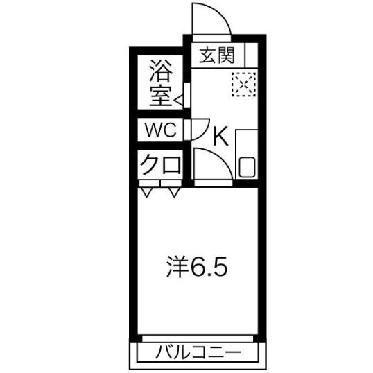愛西ハイツの物件間取画像