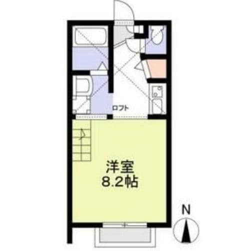 蟹江駅 徒歩2分 2階の物件間取画像