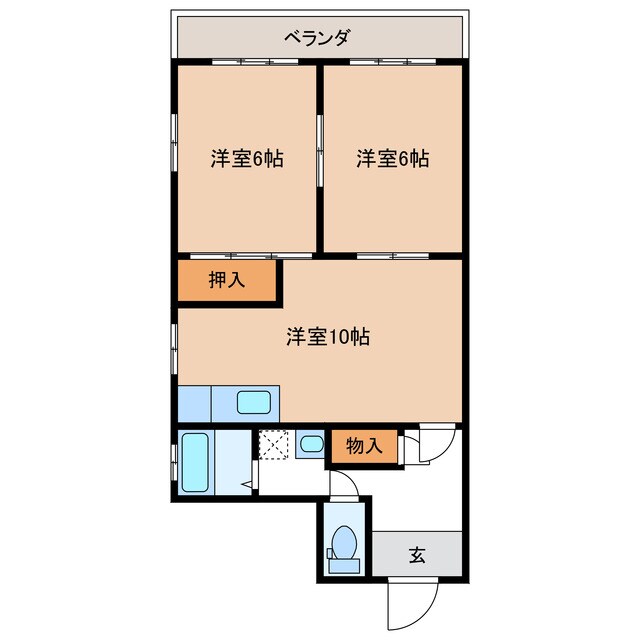 かすがタウンの物件間取画像