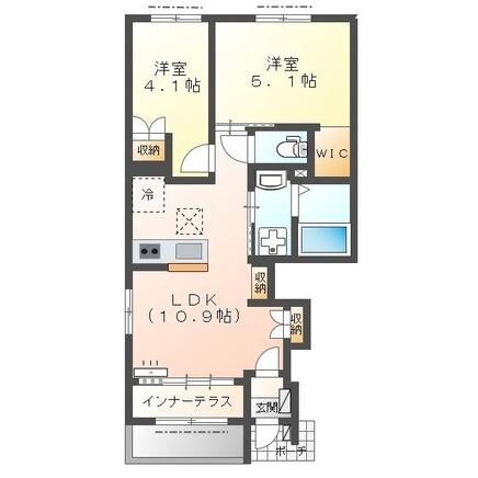 ドエル・カルミアの物件間取画像