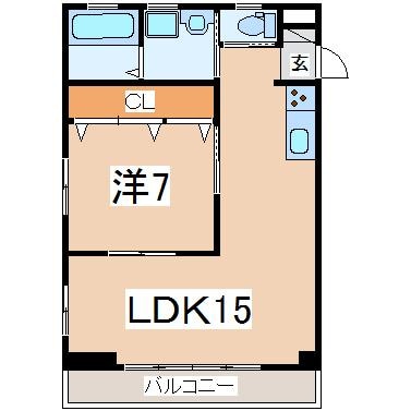 郡山駅 バス25分  大槻旭町下車：停歩5分 2階の物件間取画像