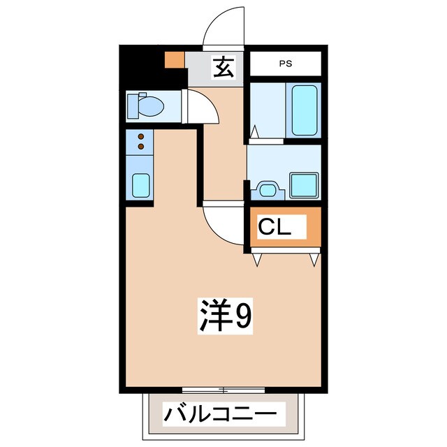 郡山駅 バス20分  桑野協立病院バス停下車：停歩3分 2階の物件間取画像