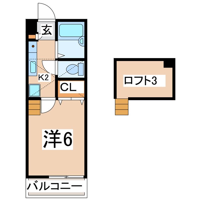 郡山駅 バス26分  土瓜下車：停歩3分 1階の物件間取画像