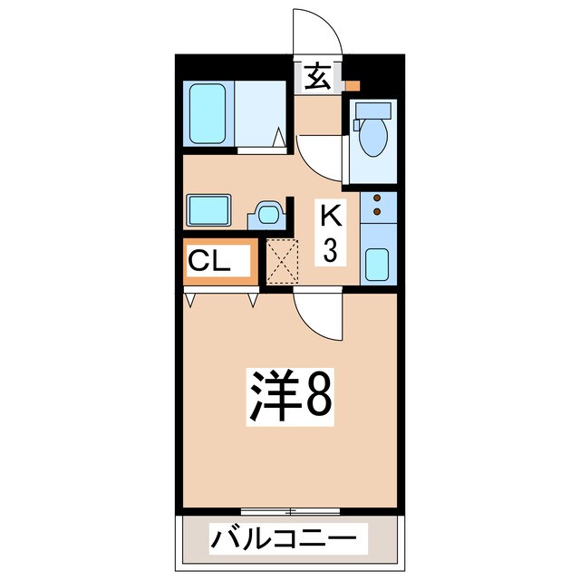 郡山駅 バス20分  桑野協立病院下車：停歩3分 1階の物件間取画像