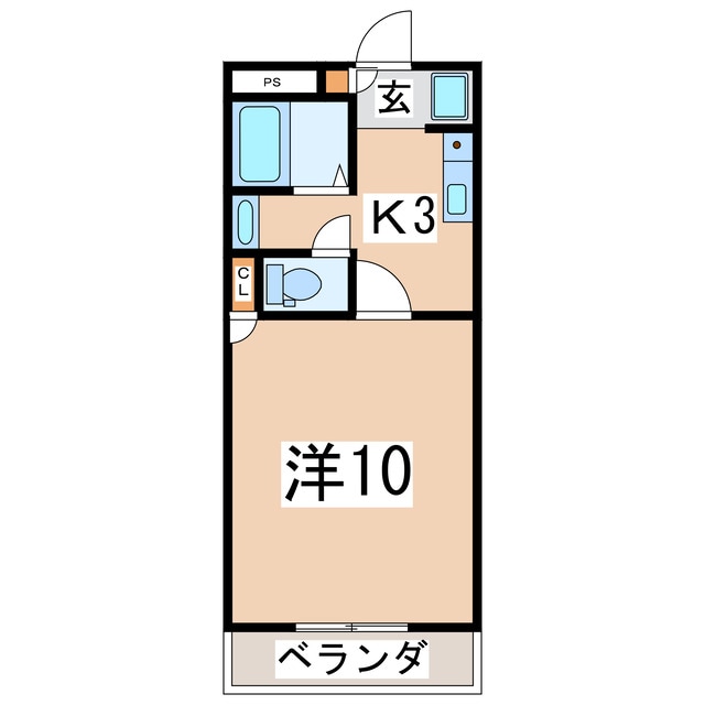 安積永盛駅 徒歩41分 2階の物件間取画像