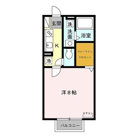 八幡宿駅 徒歩22分 2階の物件間取画像