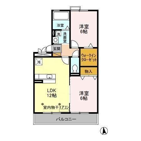 タムナスコートの物件間取画像