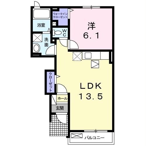 五井駅 徒歩19分 1階の物件間取画像